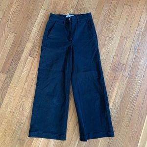 Everlane wide leg crop pant